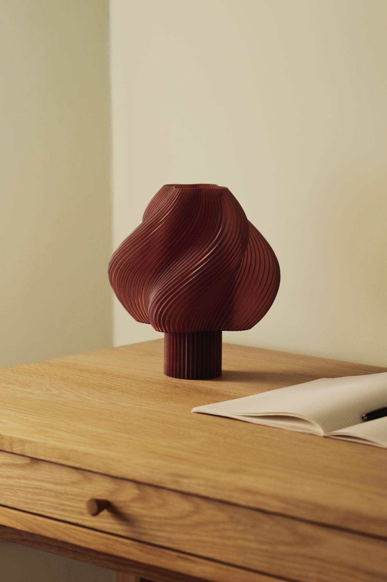 Soft Serve trådløs lampe, H23 cm - Cherry
